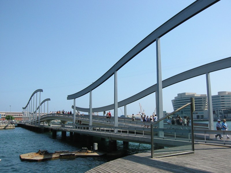 Bridge to Port Vell